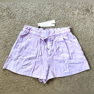 NEW Lavender Drawstring Shorts, M